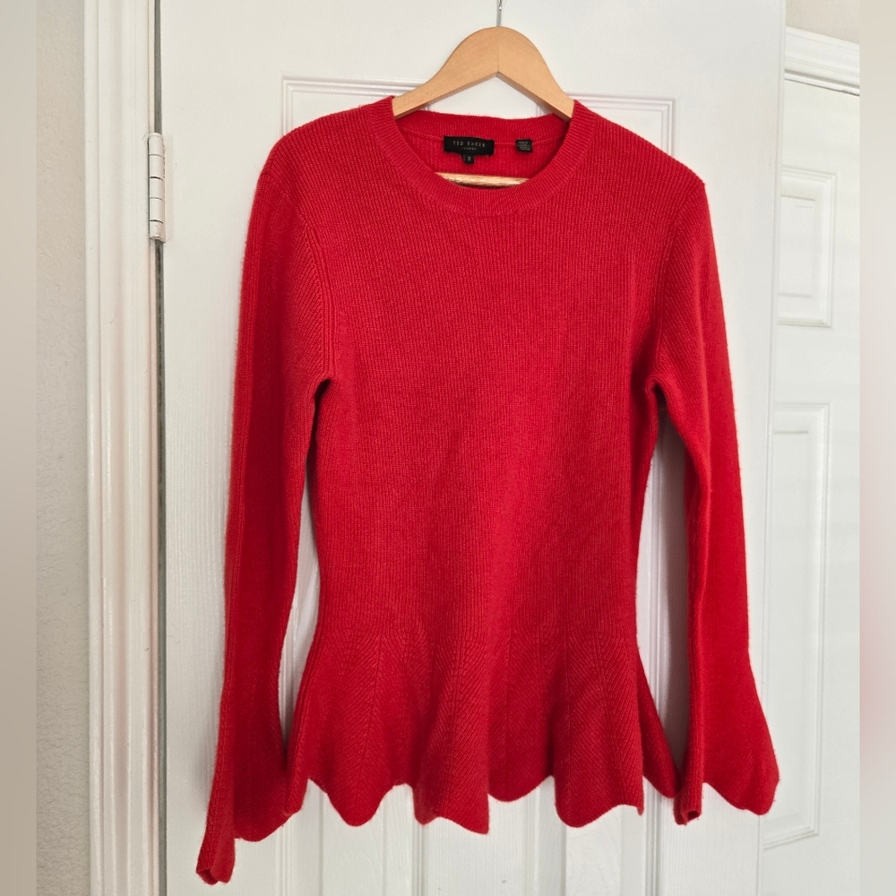 Ted Baker London; Bobbe Peplum Sweater
